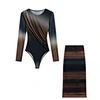 Tie dye mesh dress